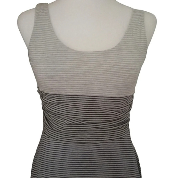 Athleta Santa Maria Tank Dress Striped Midi Length Athleisure Style Size XS - Picture 4 of 7